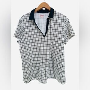 KINONA Classic Short Sleeve Golf Shirt Checks Size XL